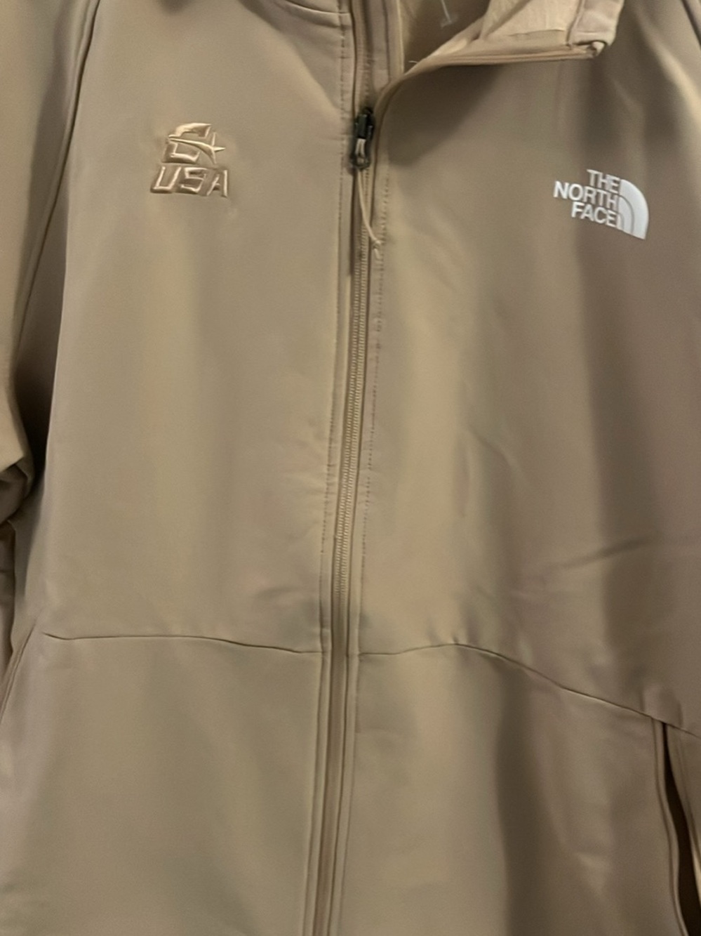 The North Face Men's Tan Softshell Performance Jacket